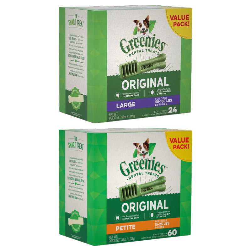 Greenies Dog Original Dental Treat Value Pack 1kg