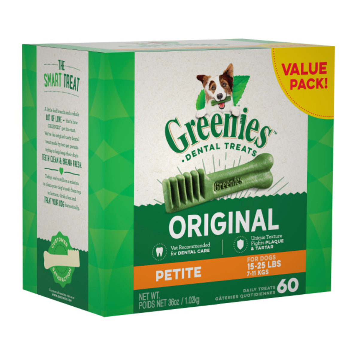 Greenies Dog Original Dental Treat Value Pack 1kg