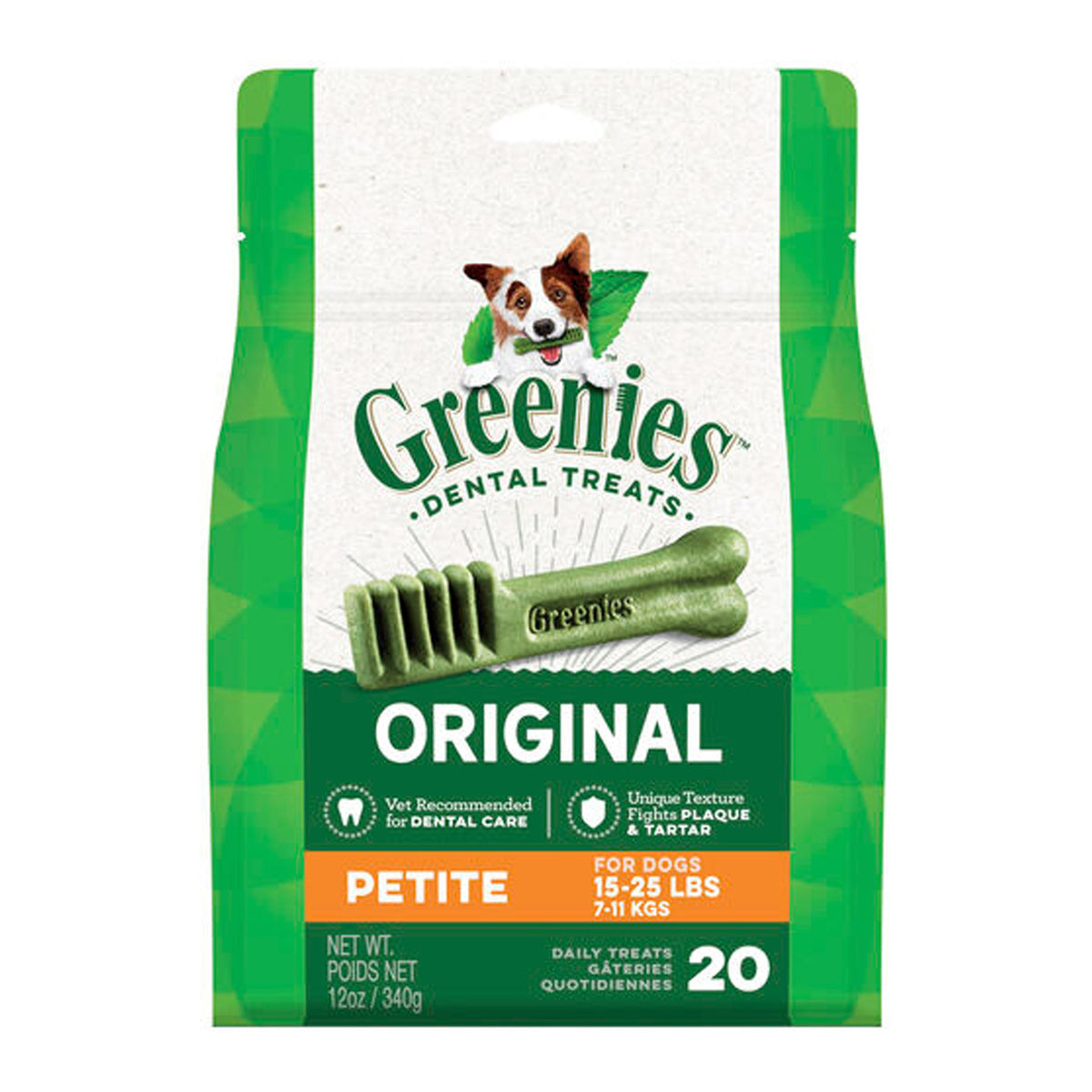 Greenies Dog Treat Pack 340g