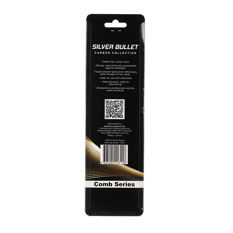 Silver Bullet Carbon Teasing Comb