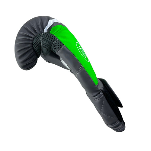 Ringmaster Ultra Training Boxing Glove 12oz (Grey/Fluoro Green)