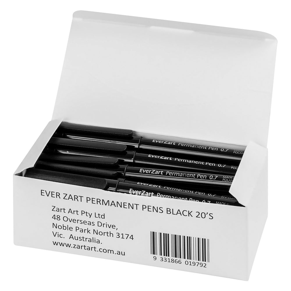EverZart Permanent Pen 2pk (Black)