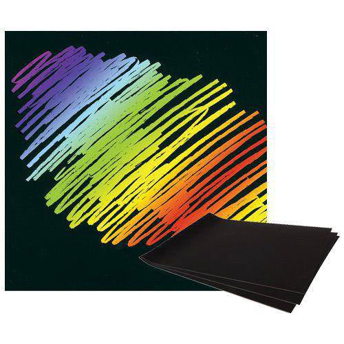 Scratch Rainbow Scraper Card A4 12pk