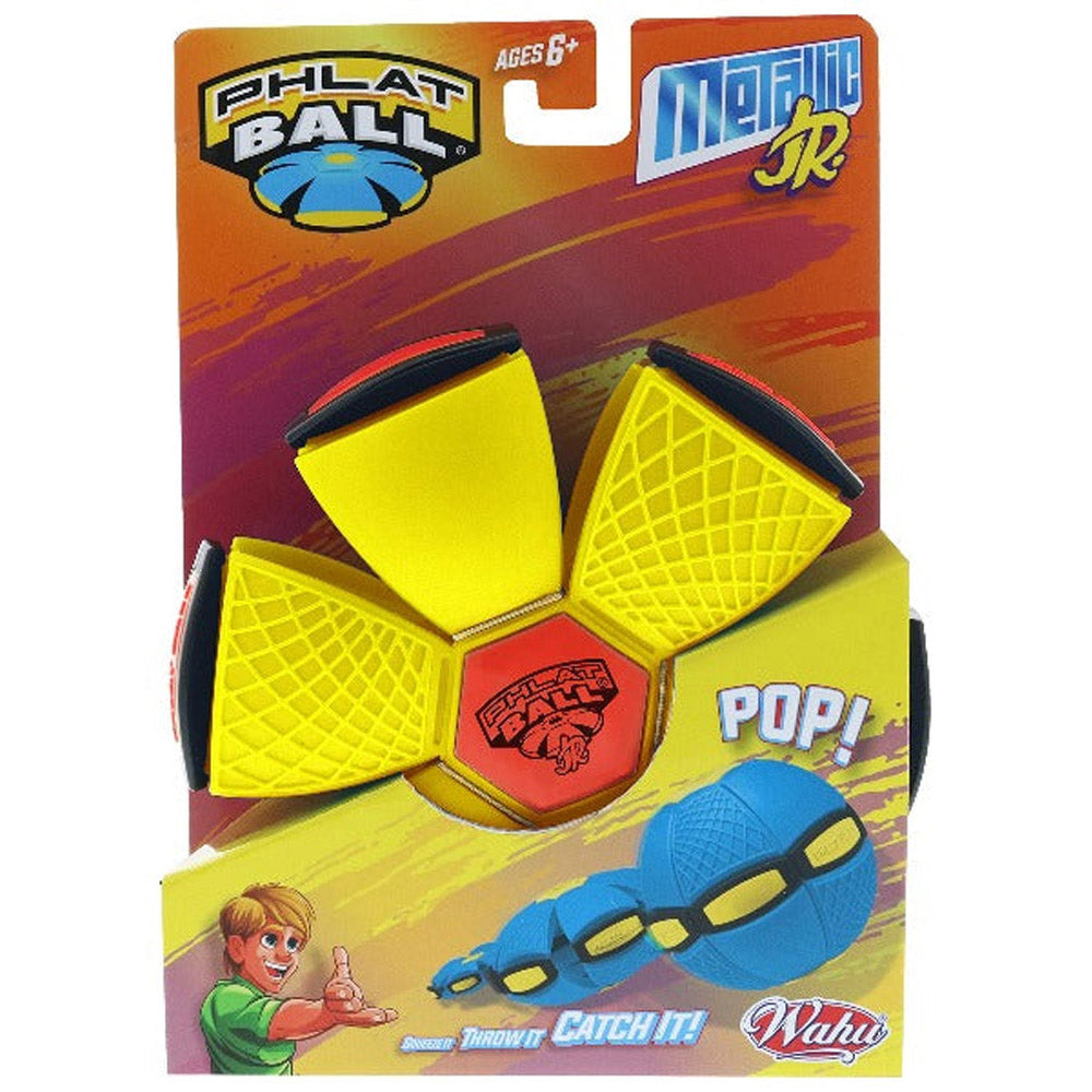 Wahu Metallic Junior Phlat Ball (Yellow)