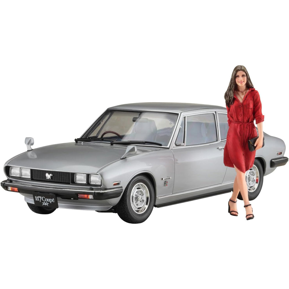 Isuzu 117 Coupé Late Version with Girl’s Figure 1/24 Model