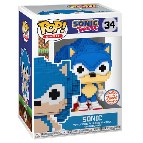 Sonic the Hedgehog Sonic 8-Bit US Exclusive Pop! Vinyl