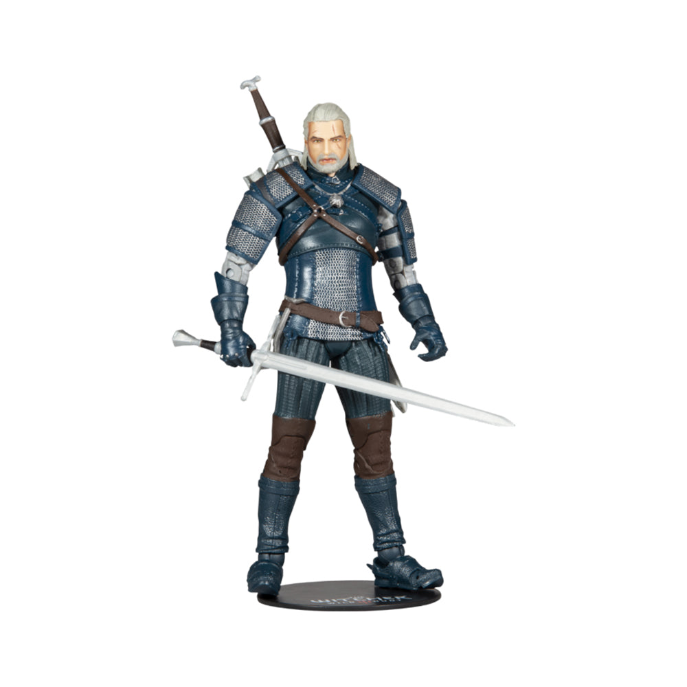 The Witcher 3: Wild Hunt Geralt of Rivia Viper Armour Teal-Dye 7" Figure