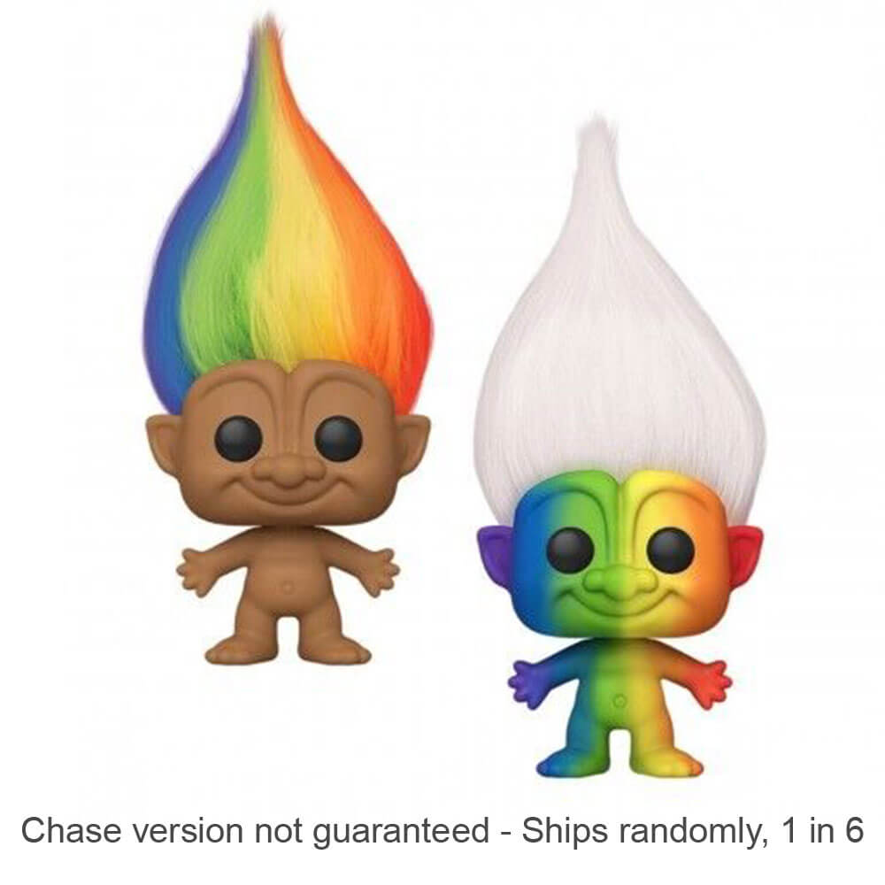 Trolls Rainbow Troll with Hair 10" Pop! Chase Ships 1 in 6