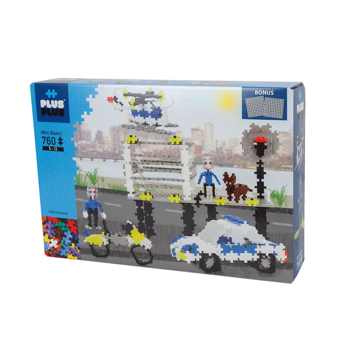 Plus-Plus Basic Police Building Blocks 760pcs