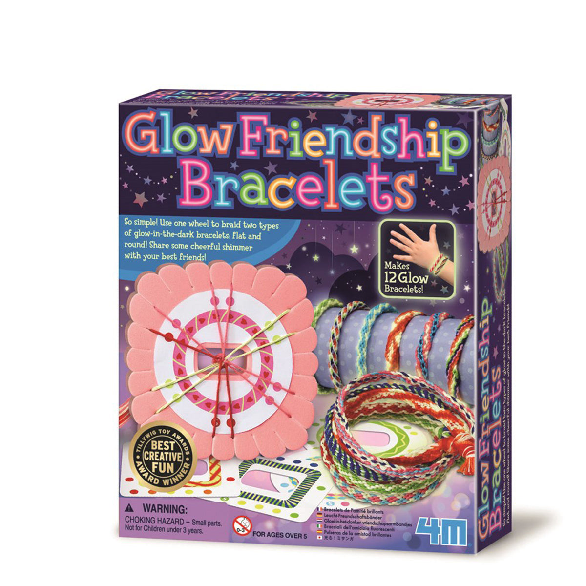4M Creative Craft Glow Friendship Bracelets