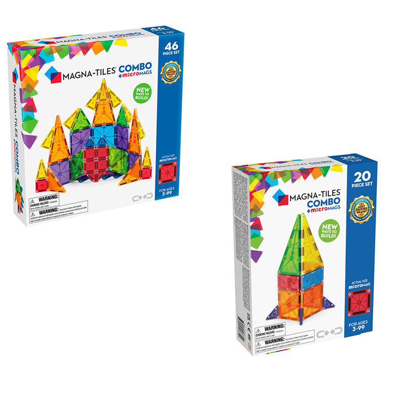 MAGNA-TILES Combo + microMAGS Set