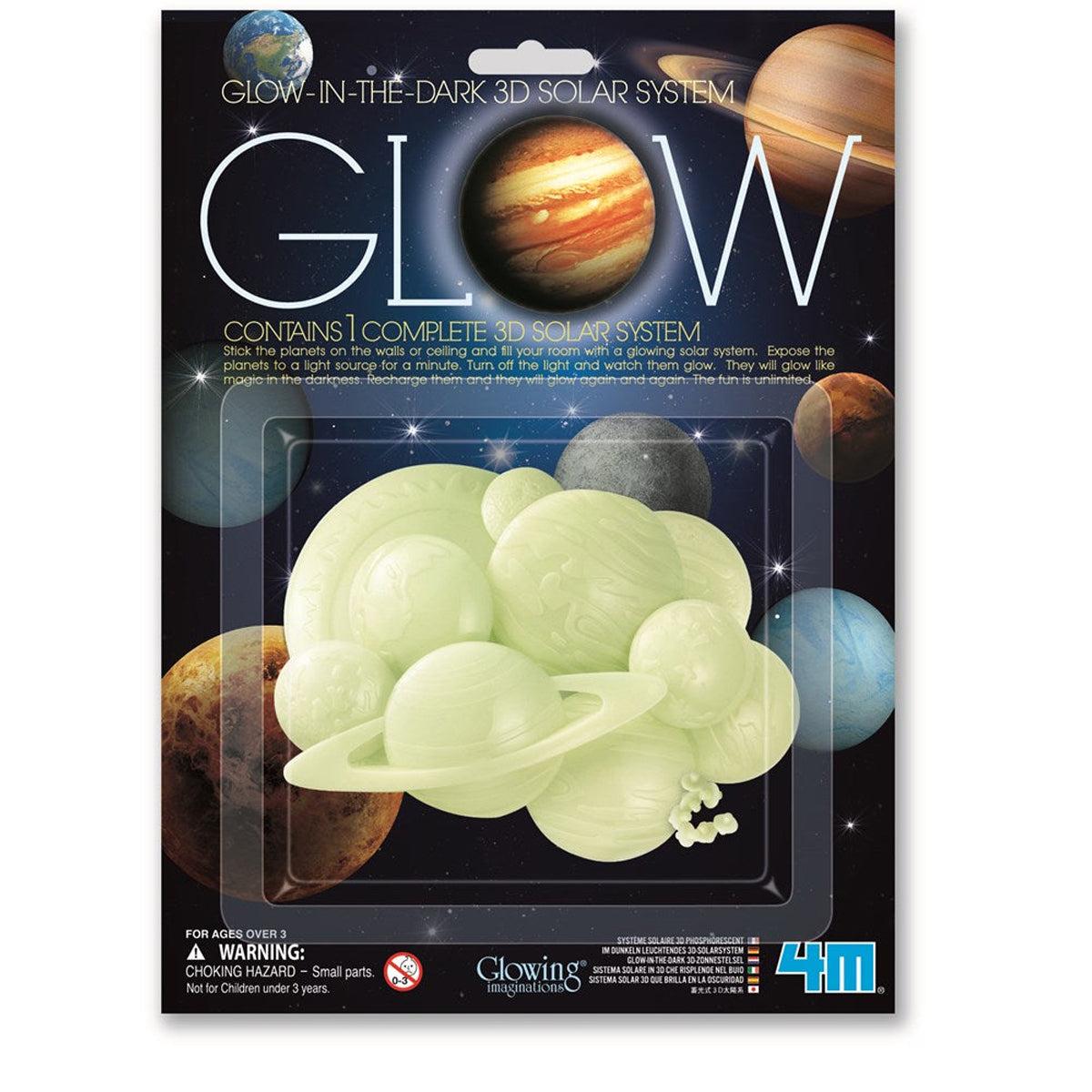 4M Glow 3D Solar System
