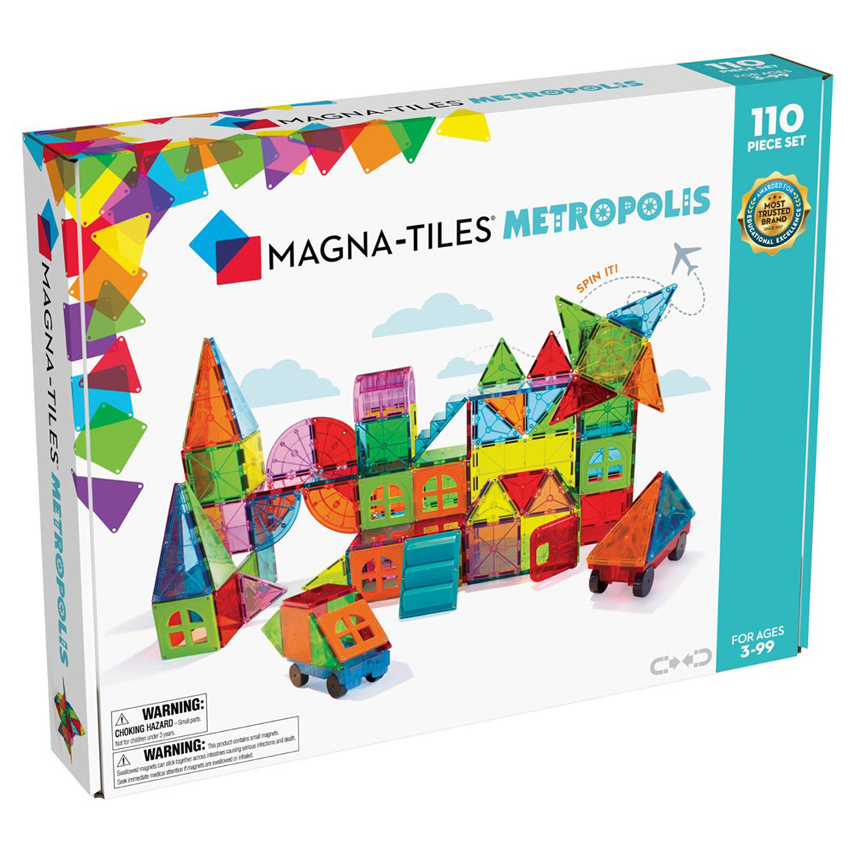 MAGNA-TILES Metropolis 110-Piece Set