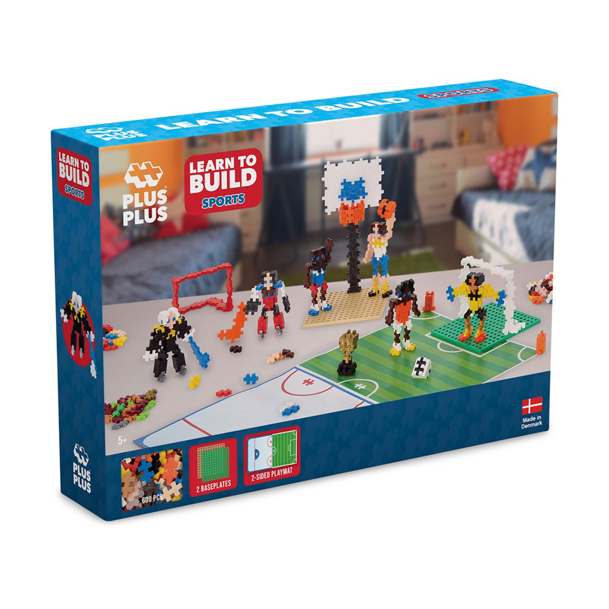Plus-Plus Learn to Build Sports Building Blocks
