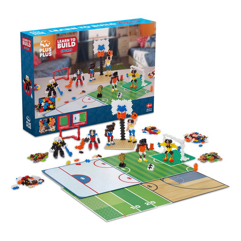 Plus-Plus Learn to Build Sports Building Blocks
