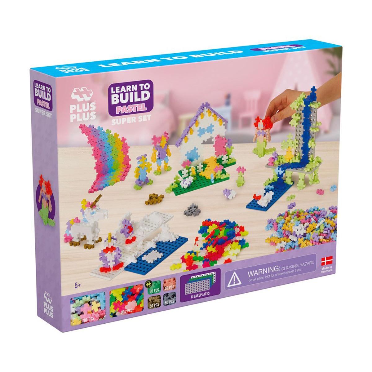 Plus-Plus Pastel Learn to Build Super set