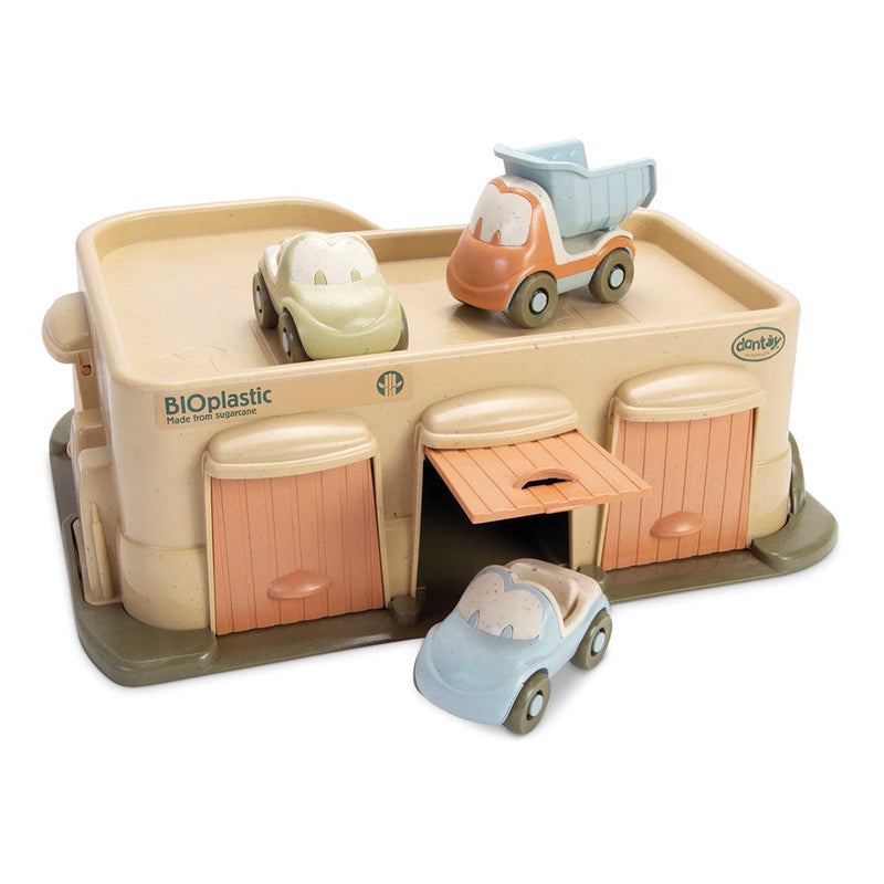 Dantoy BIOplastic Garage + 3 Cars