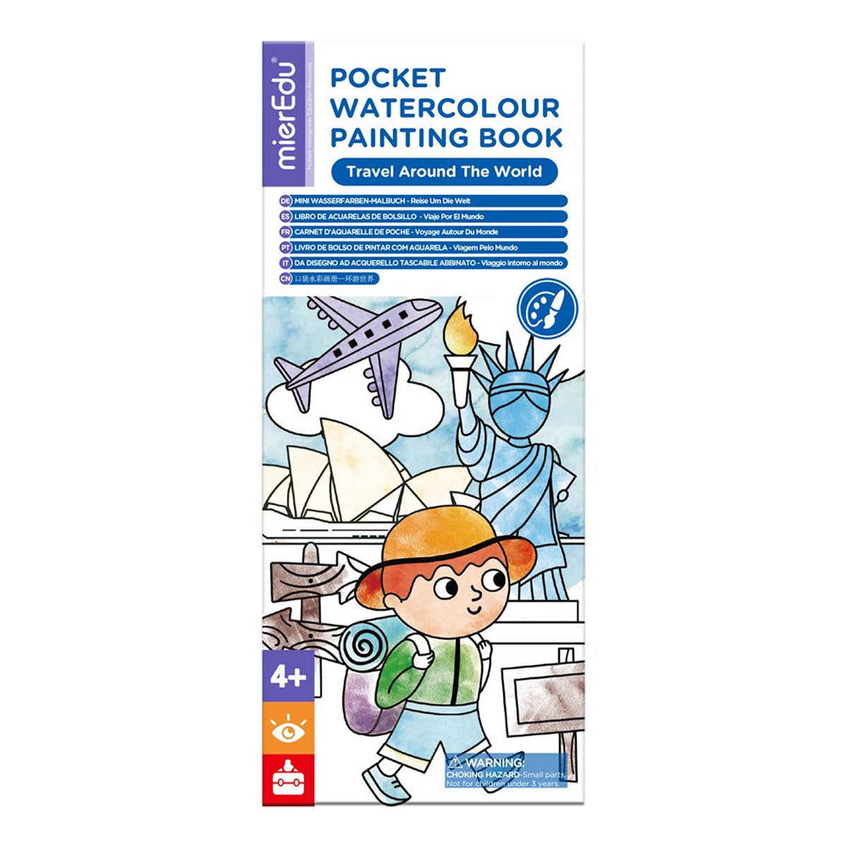 mierEdu Pocket Watercolour Painting Book