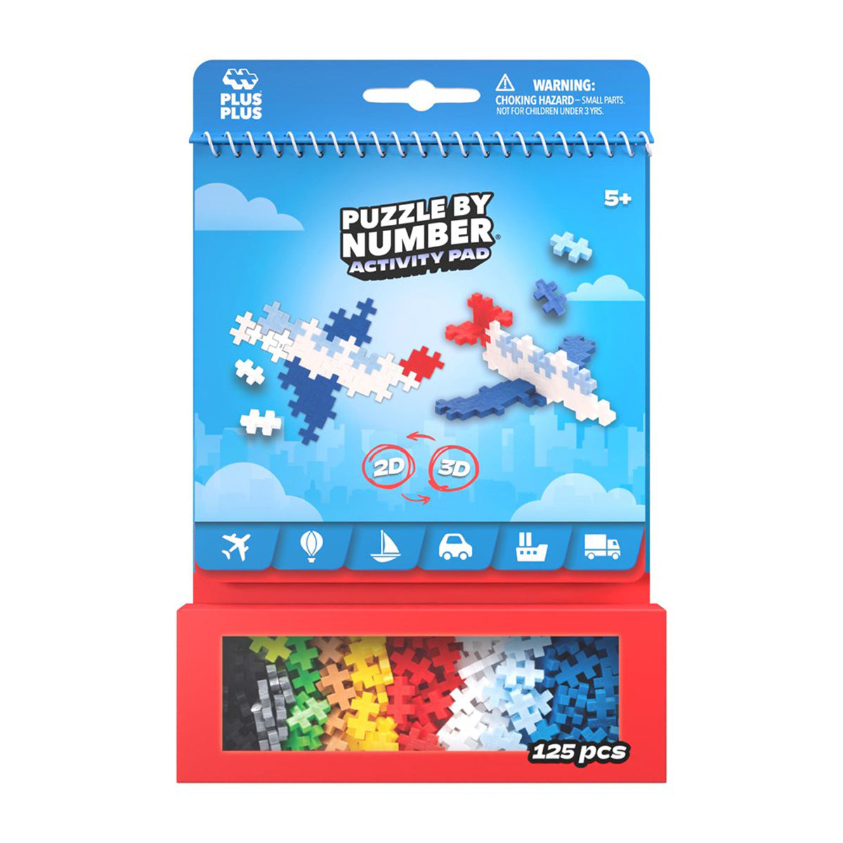 Plus-Plus Activity Pad Puzzle by Number