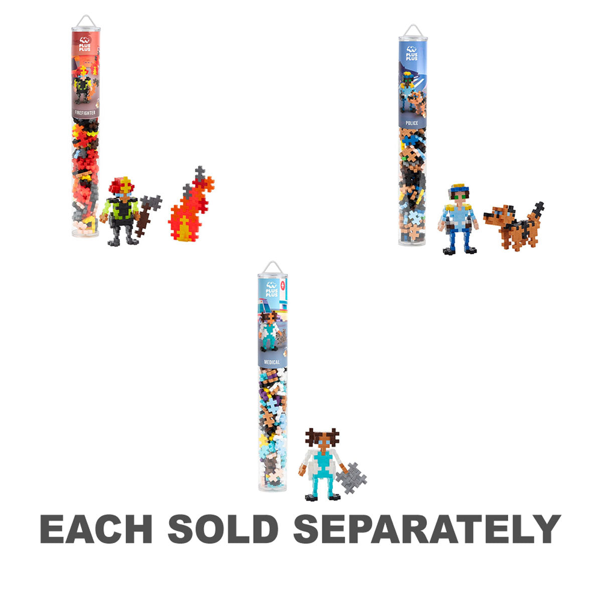Plus-Plus Everyday Heroes Building Blocks 100pcs