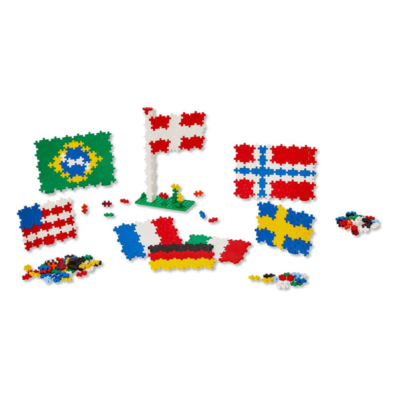 Plus-Plus Learn to Build Flags of the World Building Blocks 700pcs