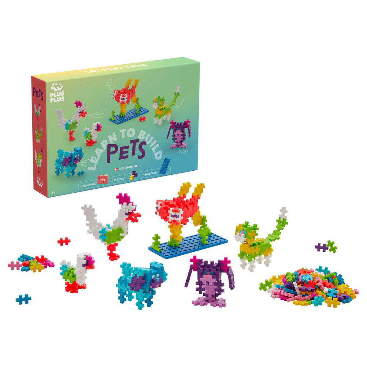 Plus-Plus Learn to Build Pets Building Blocks