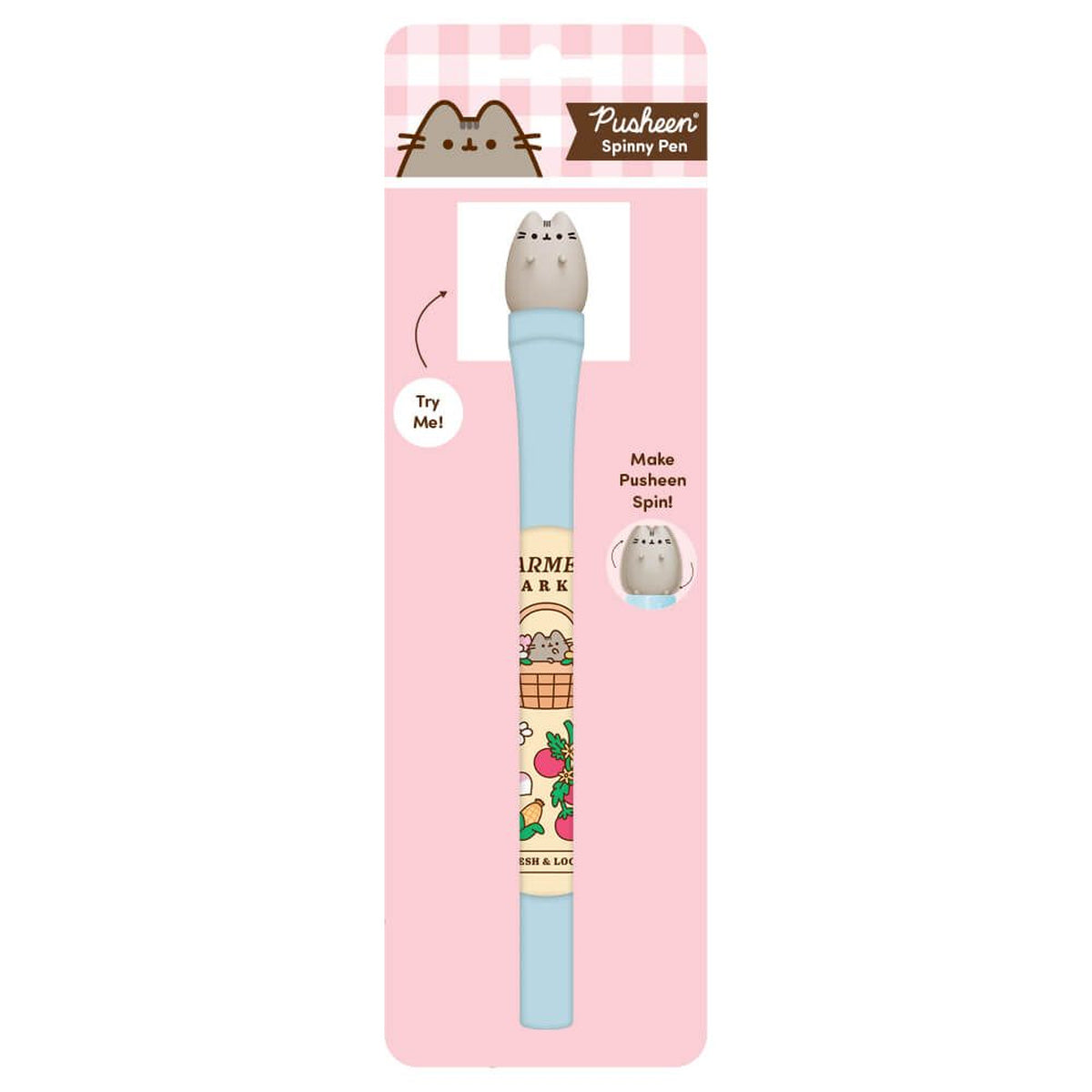 Pusheen Farmers Market Spinny Pen