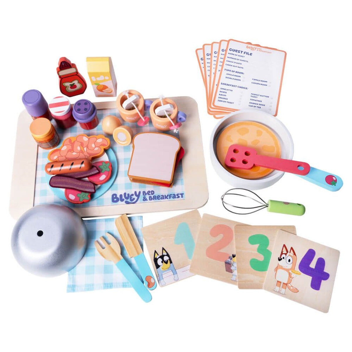 Bluey Hotel Breakfast Tray