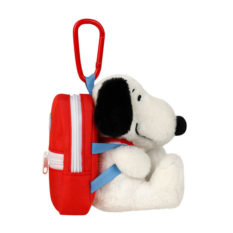 Snoopy Backpack Plush Keyring with Tote Bag Set