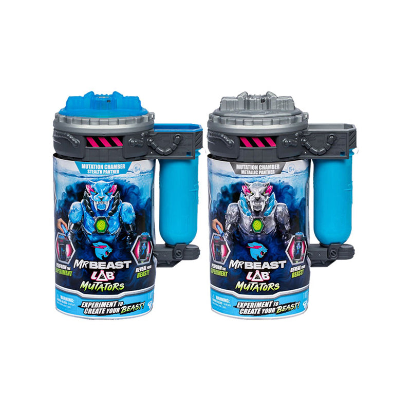 Mr Beast Lab Mutators W1 Mech Mutation Chamber Panther Figure