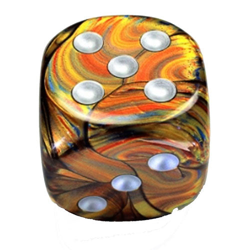 Chessex Glitter D6 Dice with Pips 50mm