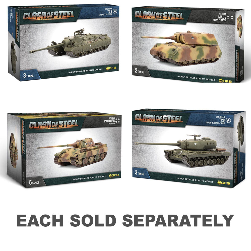Clash of Steel Tank Platoon Model