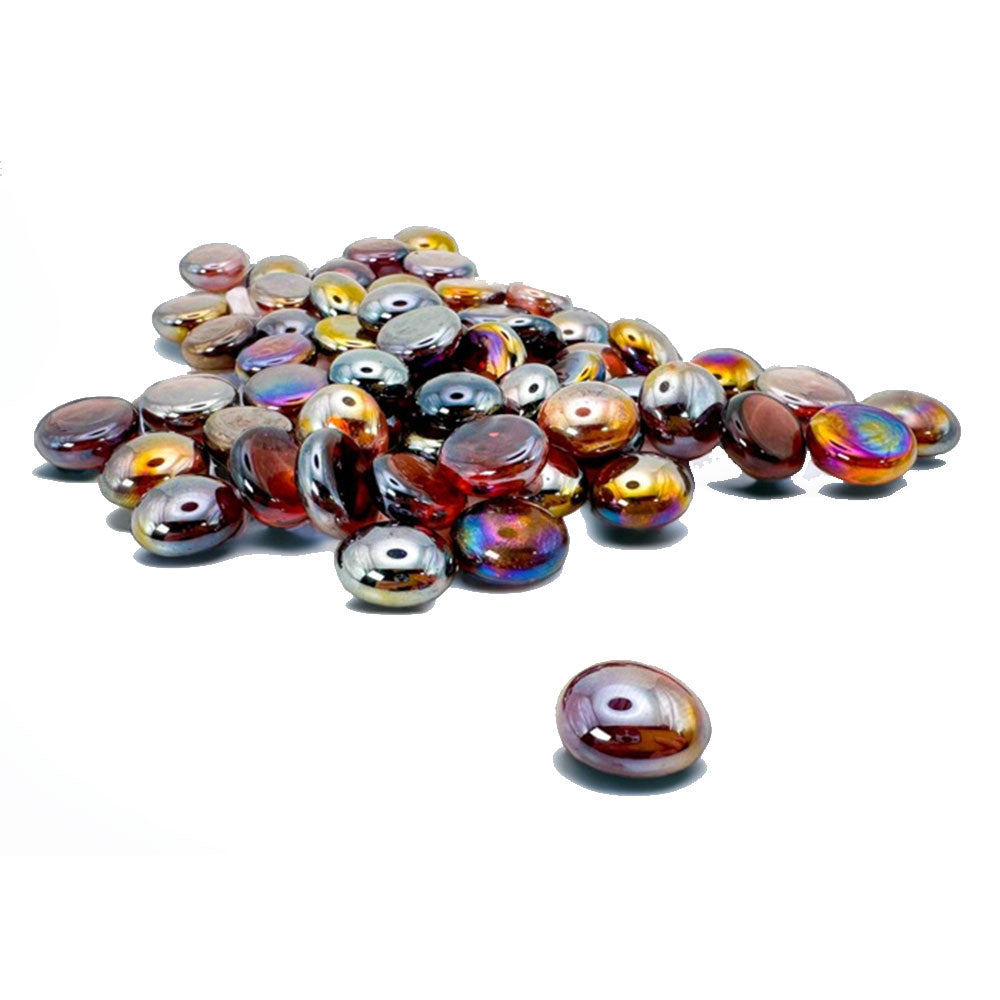 Chessex Iridized Amethyst Glass Stones Tube