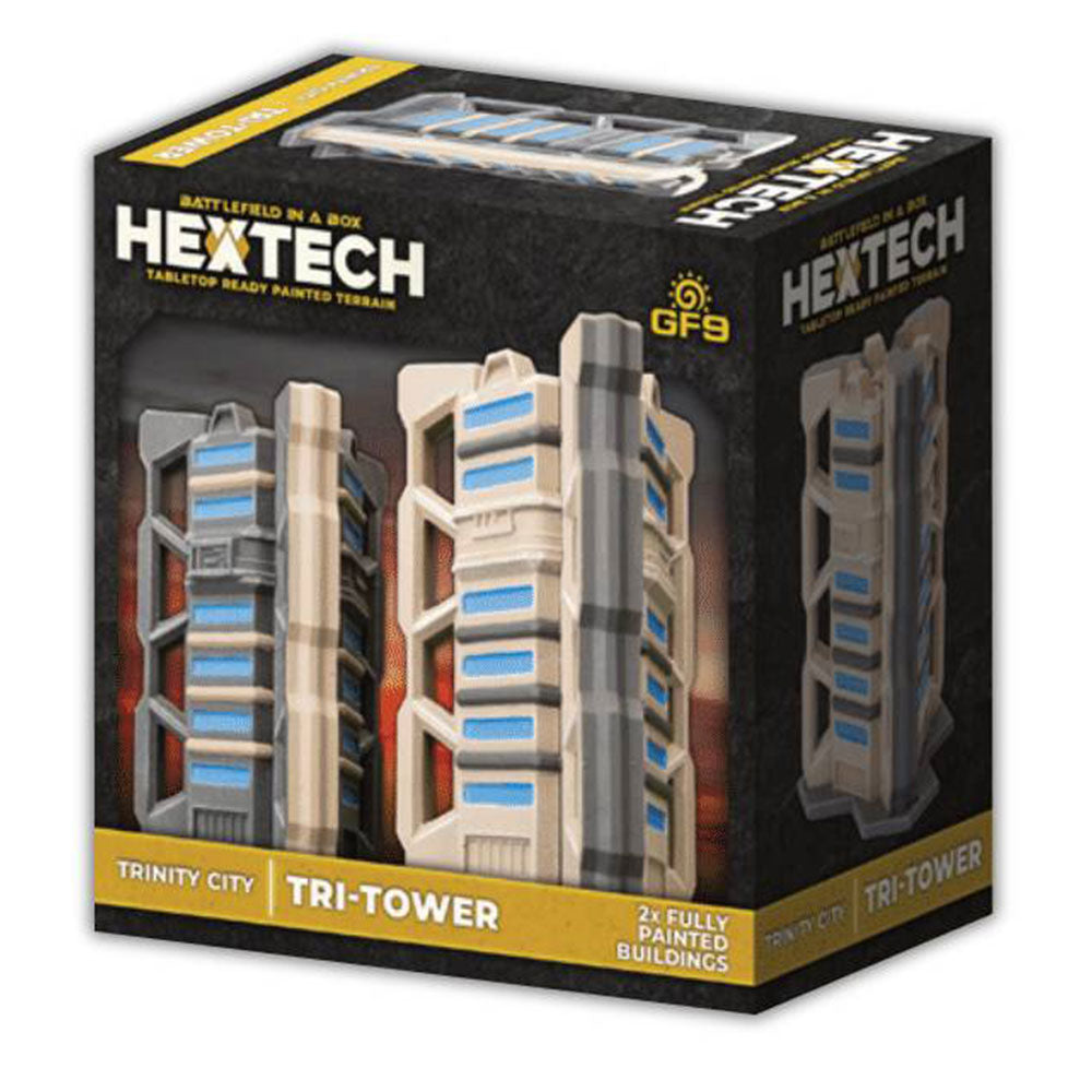 Hextech Trinity City Terrain Model