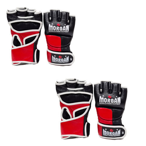 Morgan V2 Platinum Leather MMA Gloves