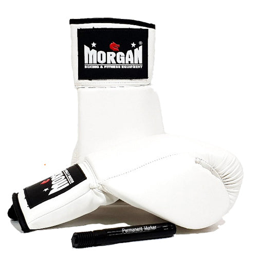 Morgan Lace Up Autograph Gloves (10oz)