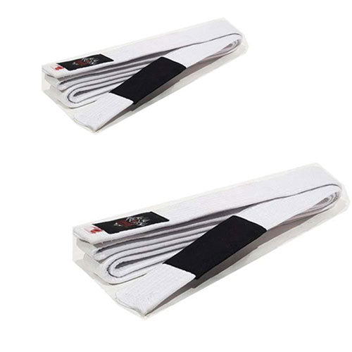 Morgan IBJJf Approved BJJ White Belt with Black Tip