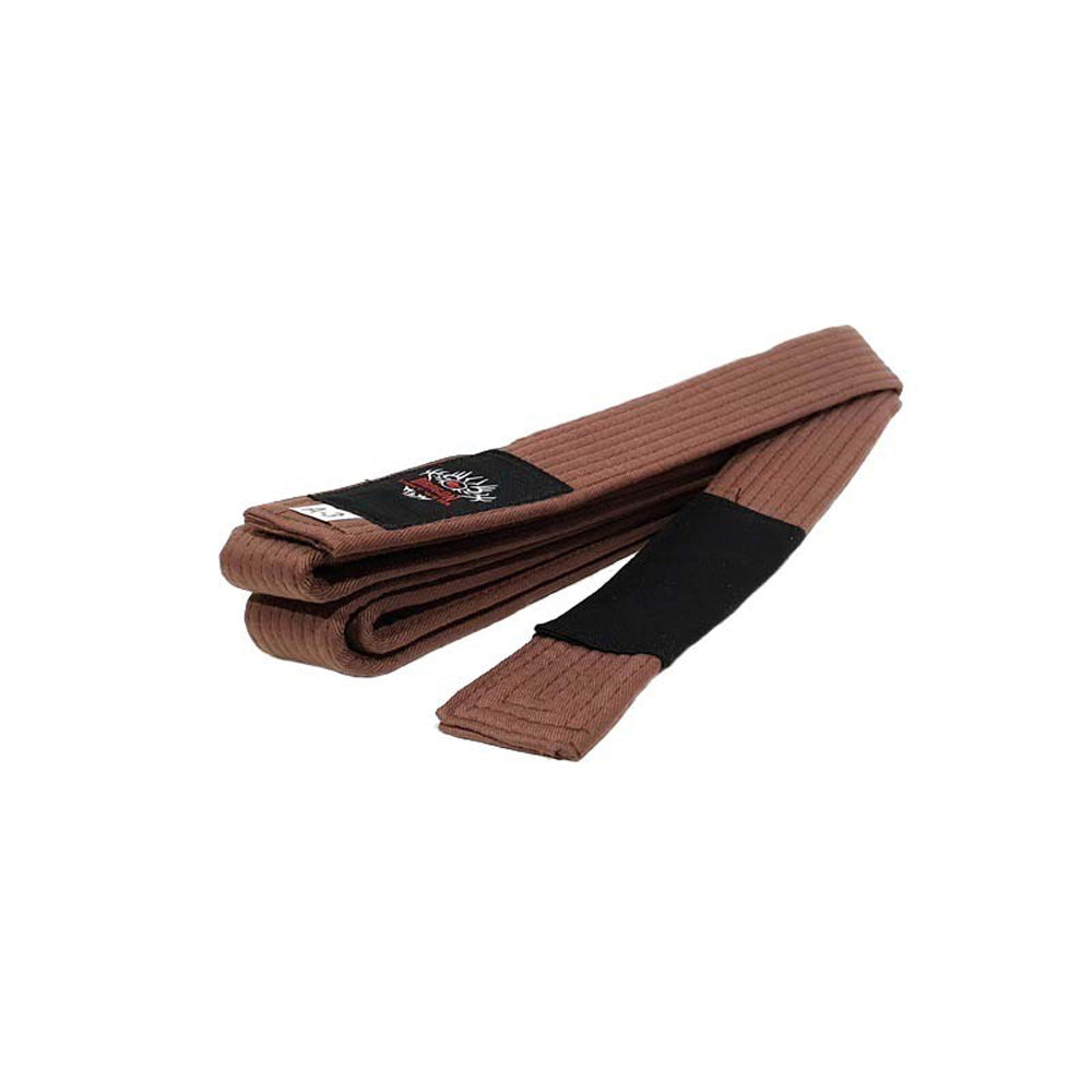 Morgan IBJJf Approved BJJ Brown Belt with Black Tip
