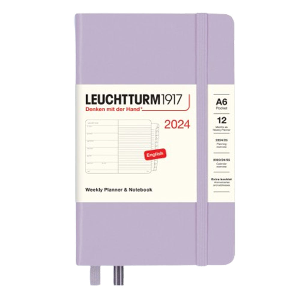 2024 A6 Week Pocket Planner&Notebook w/ Booklet