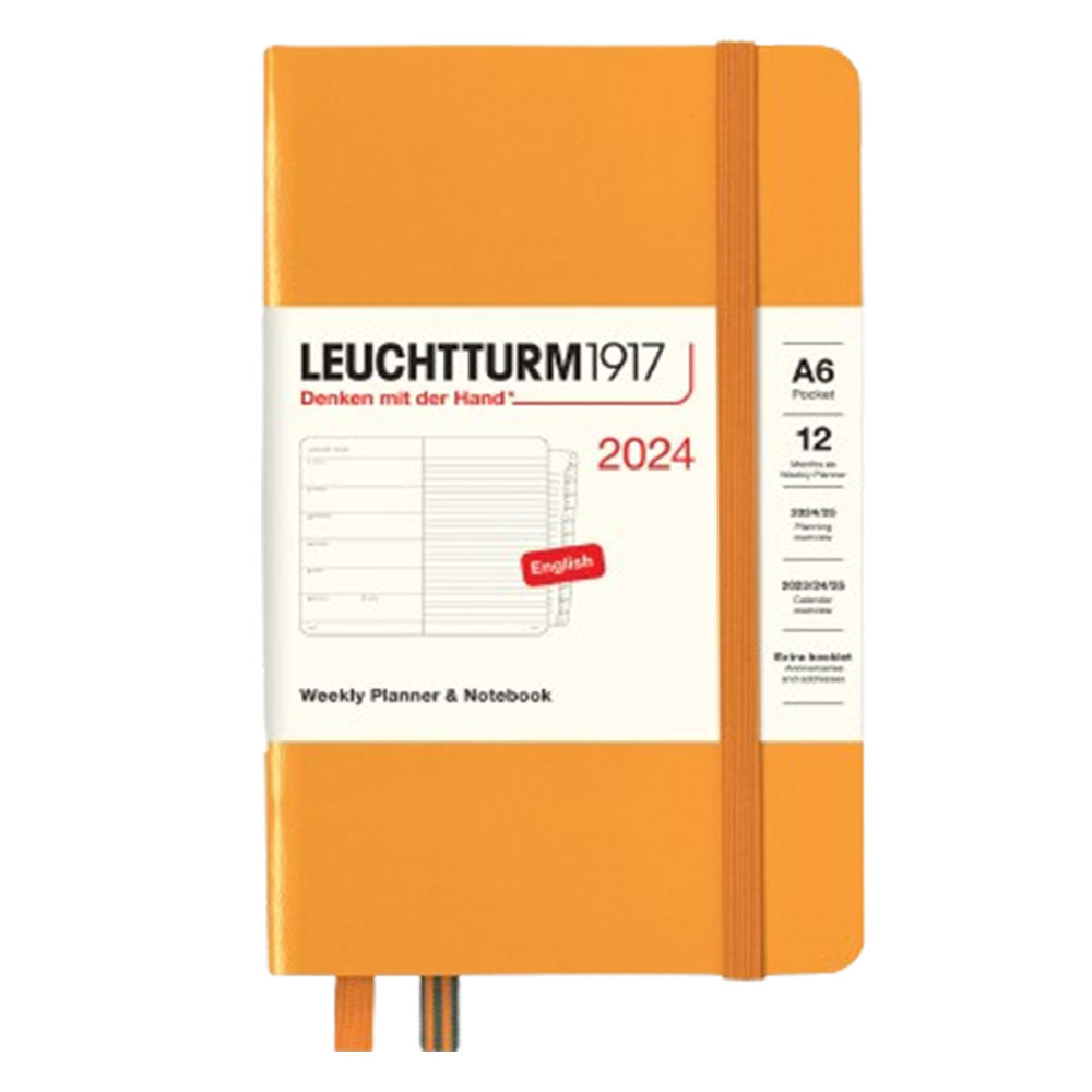 2024 A6 Week Pocket Planner&Notebook w/ Booklet