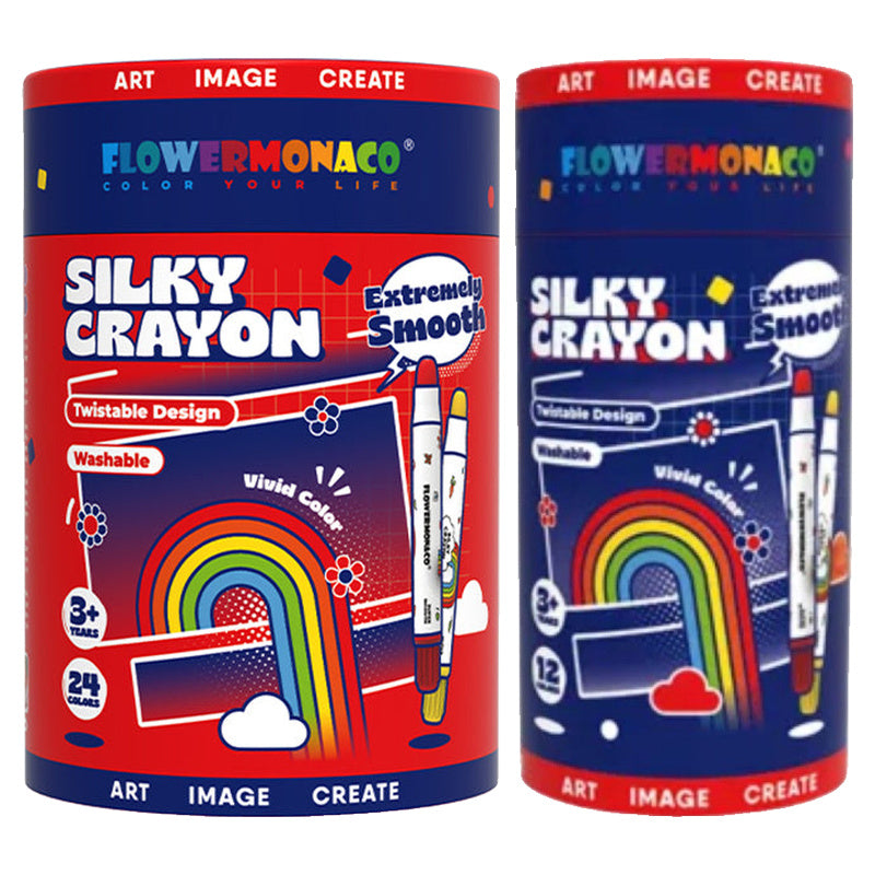 Flower Monaco Silky Crayons