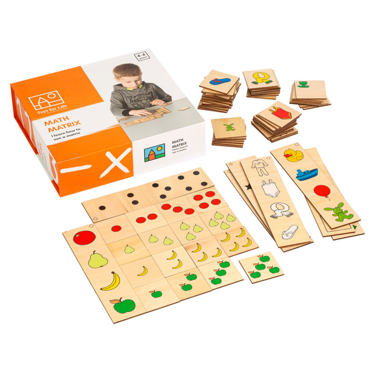 Toys for Life Math Matrix Learning Activity