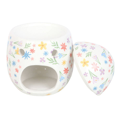 Spring Floral Egg Oil Burner and Wax Warmer