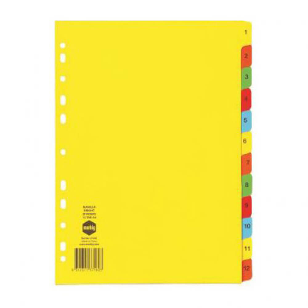 Marbig Manilla Bright Dividers(A4)