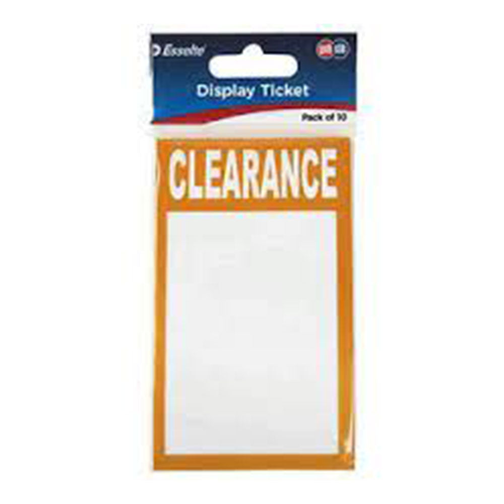 Quikstikディスプレイチケット10pcs(75x125mm)