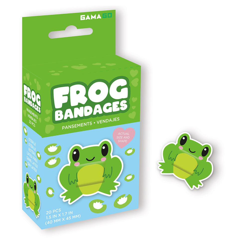 GamaGo Frog Adhesive Bandages 20pc