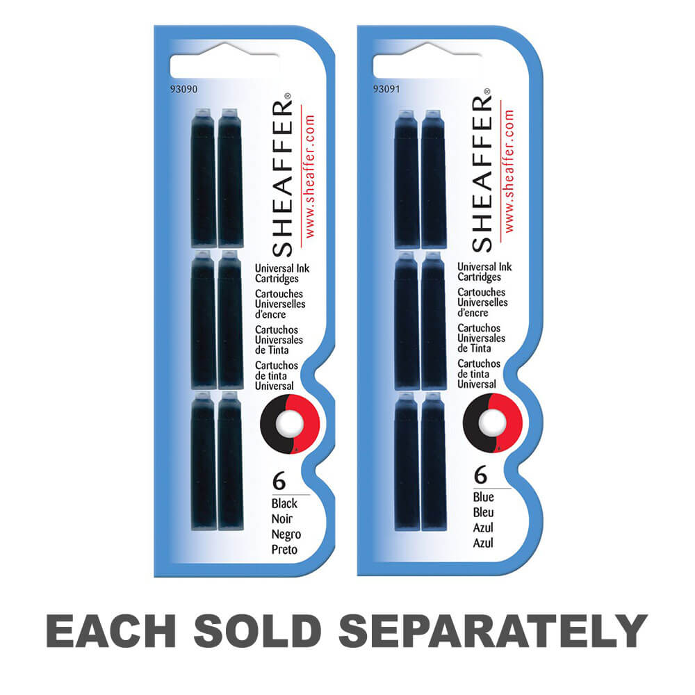 Skrip Universal FP Ink Cartridges (6 Per Card)