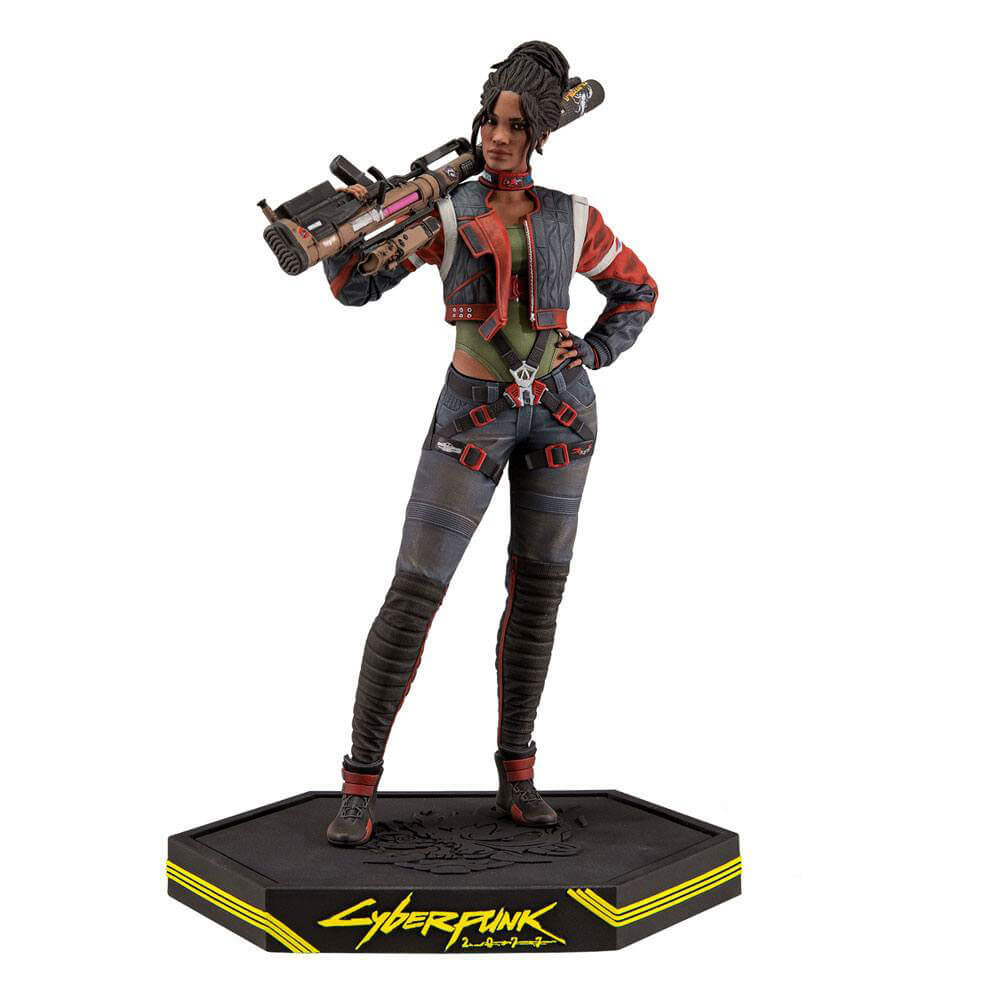 Cyberpunk 2077 Figur mit Sockel