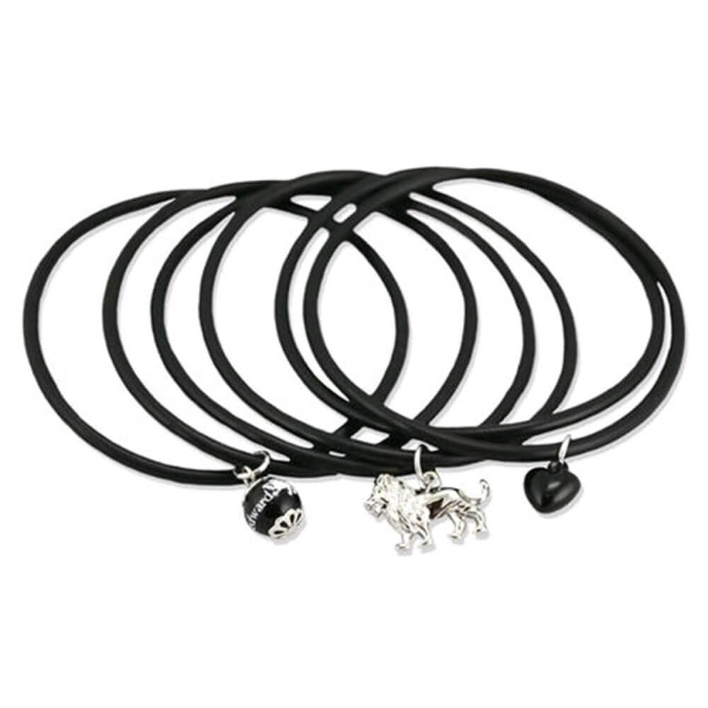 Twilight New Moon Jewellery Jelly Bangle w/ Charms Edward