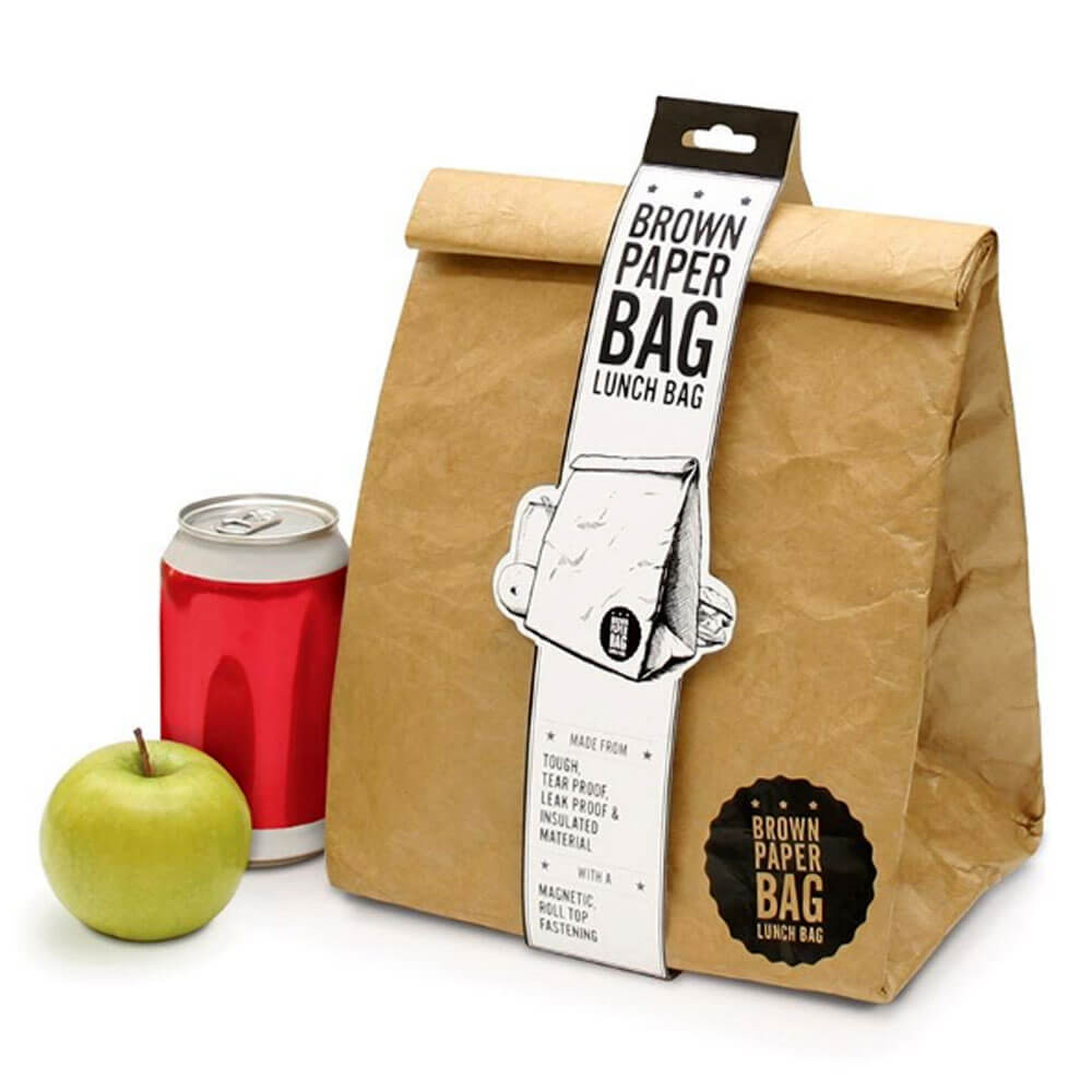 Brown Paper Bag Insulated Lunchbox